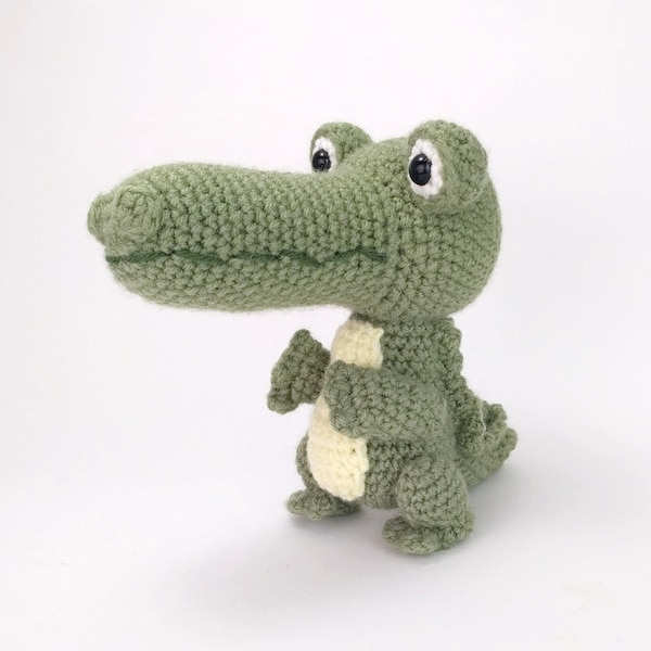 PATTERN: Carl the Crocodile - Crochet crocodile pattern - amigurumi alligator - crocheted alligator pattern - PDF crochet pattern