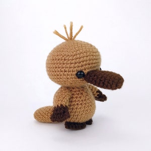 PATRON : Percy l&#39;ornithorynque - Patron ornithorynque au crochet - modèle ornithorynque amigurumi - playpus crocheté - Modèle PDF crochet