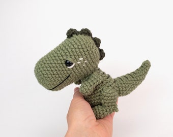 PATTERN: Viktor the Velociraptor - Crochet raptor pattern - amigurumi velociraptor pattern - crocheted dinosaur - PDF crochet pattern