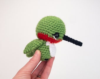 PATTERN: Harper the Hummingbird - Crochet hummingbird pattern - amigurumi hummingbird pattern - hummingbird amigurumi - PDF crochet pattern