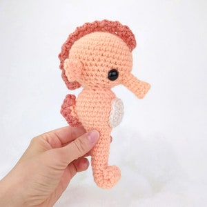 WZÓR: Wzór na konika morskiego Sunny - wzór na konika morskiego amigurumi - wzór na konika morskiego szydełkowanego - konik morski szydełkowany - wzór na szydełkowanie w formacie PDF