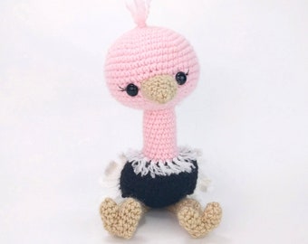 Crochet Gooney Birds  Ophelia Ostrich  Annie's Attic  OOP 