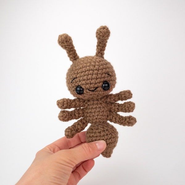MODÈLE : Antonio la fourmi - Modèle fourmi au crochet - Modèle fourmi amigurumi - Modèle fourmi au crochet - Modèle PDF crochet