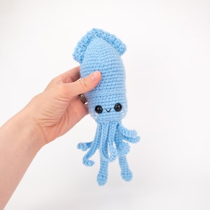 PATTERN: Seymour the Squid pattern - amigurumi squid pattern - crocheted squid pattern - crochet squid pattern - PDF crochet pattern