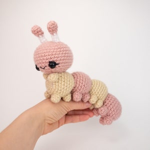 PATTERN: Caity the Caterpillar - Crochet caterpillar pattern - amigurumi caterpillar pattern - PDF crochet pattern