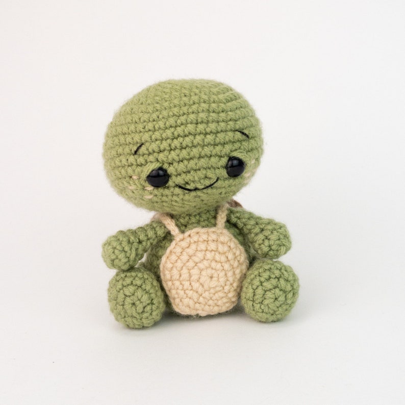 PATTERN: Tommy the Turtle Crochet turtle pattern amigurumi turtle crocheted turtle pattern PDF crochet pattern image 1