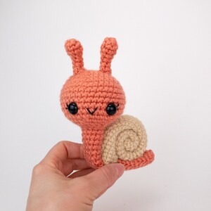 PATTERN: Sally the Snail Crochet snail pattern amigurumi snail pattern crocheted snail slug bug pattern PDF crochet pattern image 4