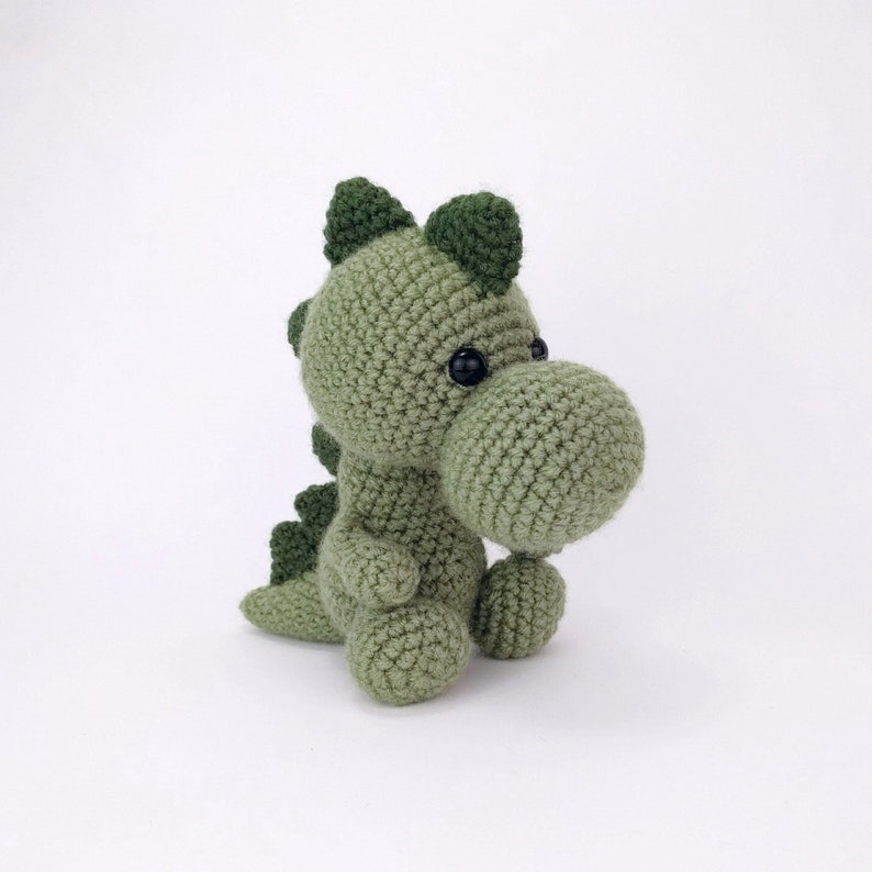 PATTERN: Spike the Stegosaurus Crochet dinosaur pattern amigurumi stegosaurus pattern crocheted dino pattern PDF crochet pattern image 3