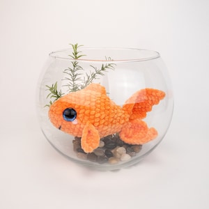 PATTERN: Plush Gloria the Goldfish Pattern Amigurumi Chunky Goldfish ...