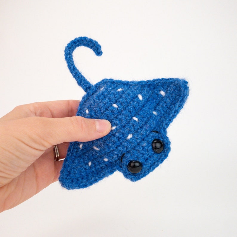 PATTERN: Raymond the Ray pattern amigurumi manta ray pattern crocheted manta ray pattern PDF crochet pattern image 7