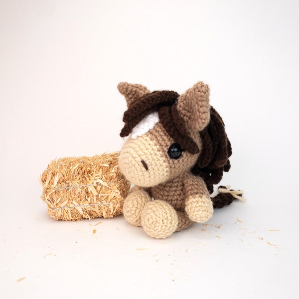 MUSTER: Henry das Pferd - Pferde Häkelanleitung - Amigurumi Pferdemuster - Bauernhof Tier - Pony Häkelanleitung - PDF Häkelanleitung