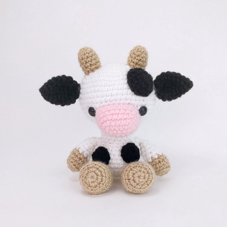 PATTERN: Chloe the Cow Crochet cow pattern amigurumi cow pattern crocheted cow pattern PDF crochet pattern image 4