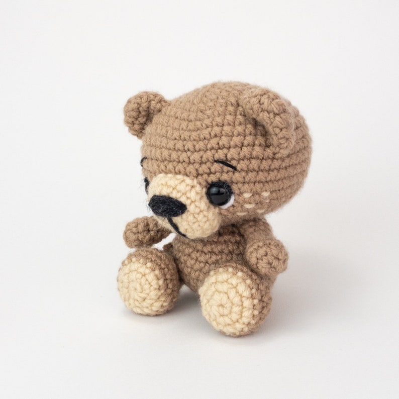 PATTERN: Benji the Bear Crochet bear pattern amigurumi bear crocheted bear crochet teddy bear PDF crochet pattern image 2