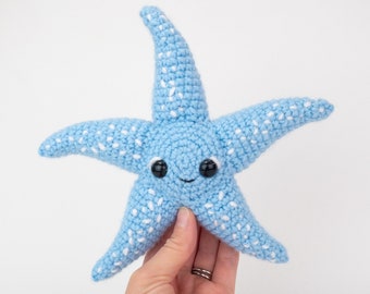 PATTERN: Skylar the Starfish - amigurumi starfish pattern - crocheted sea star pattern - PDF crochet pattern