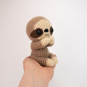 PATTERN: Sammy the Sloth Crochet sloth pattern amigurumi sloth crocheted sloths pattern PDF crochet pattern English only image 6