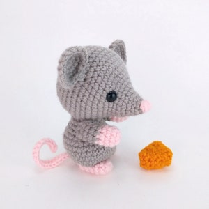 PATTERN: Maxwell the Mouse Crochet mouse pattern amigurumi mouse pattern crocheted mouse pattern PDF pattern English Only image 5