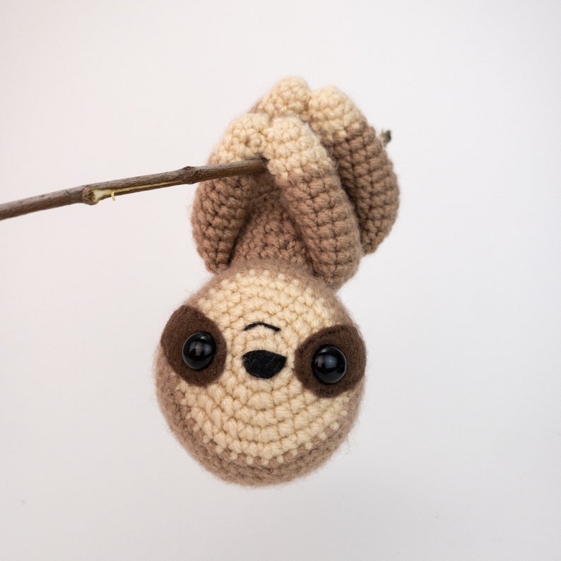 PATTERN: Sammy the Sloth Crochet sloth pattern amigurumi sloth crocheted sloths pattern PDF crochet pattern English only image 2