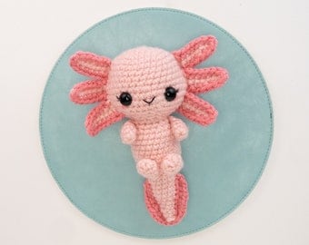 PATTERN: Amelia the Axolotl pattern - amigurumi axolotl pattern - crocheted axolotl pattern - PDF crochet pattern - English only