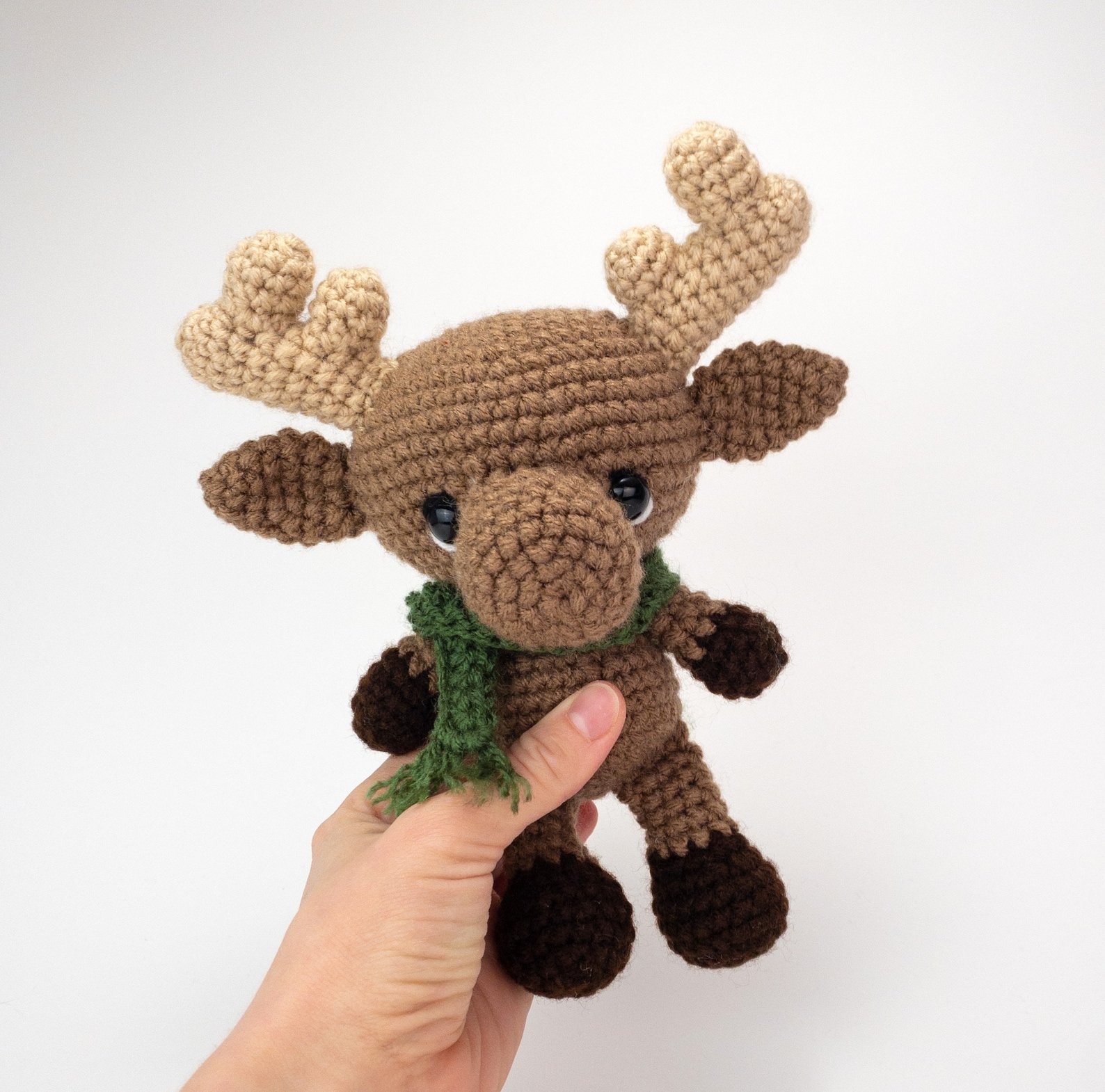 PATTERN Myles the Moose Crochet Moose Pattern Amigurumi Etsy