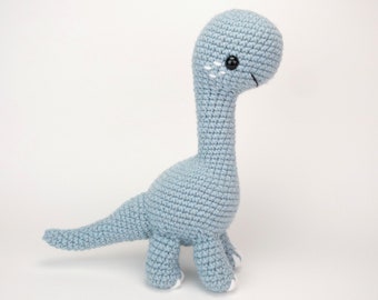 PATTERN: Bruno the Brontosaurus - Crochet brontosaurus pattern - amigurumi brontosaurus pattern - crocheted dinosaur - PDF crochet pattern