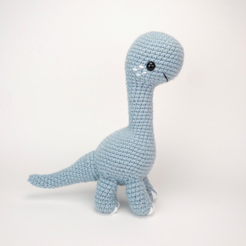 PATTERN: Bruno the Brontosaurus Crochet brontosaurus pattern amigurumi brontosaurus pattern crocheted dinosaur PDF crochet pattern image 1
