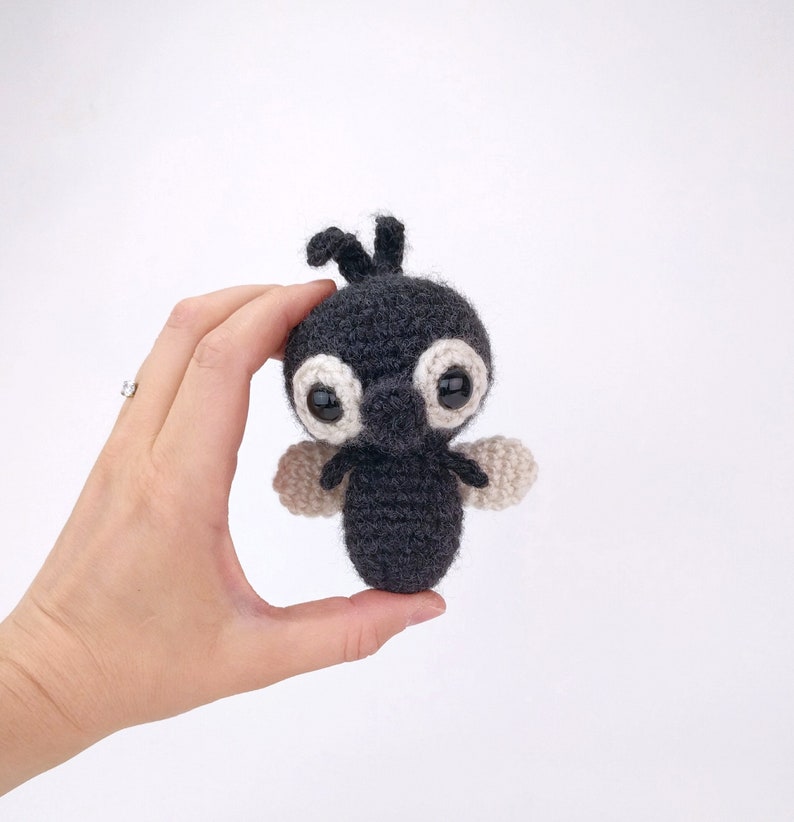 PATTERN: Houston the Housefly Crochet fly pattern amigurumi fly pattern crocheted fly PDF crochet pattern image 1