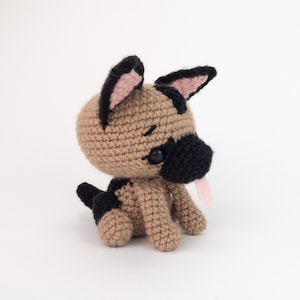 PATTERN: Gunther the German Shepherd Crochet German Shepherd pattern amigurumi German Shepherd pattern PDF crochet pattern image 3