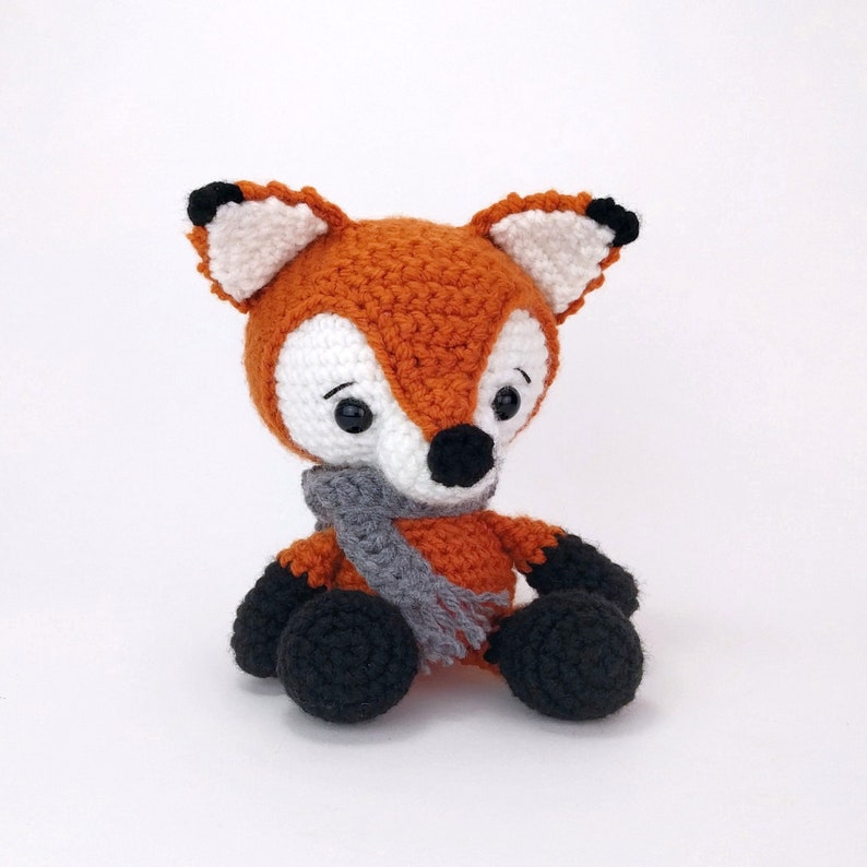 PATTERN: Frankie the Fox - Crochet fox pattern - amigurumi fox - crocheted fox pattern - PDF crochet pattern image 3