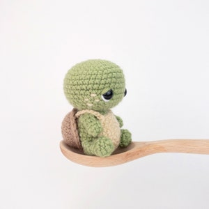 PATTERN: Timmy the Tiny Turtle Crochet turtle pattern amigurumi baby turtle crocheted turtle pattern PDF crochet pattern image 9