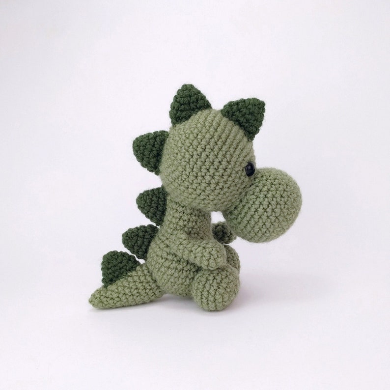 PATTERN: Spike the Stegosaurus Crochet dinosaur pattern amigurumi stegosaurus pattern crocheted dino pattern PDF crochet pattern image 1