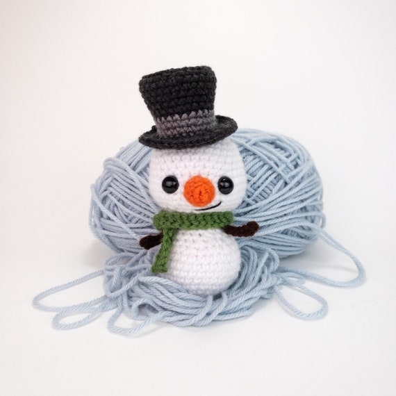 Snowman Crochet Snowman Pattern | Etsy 