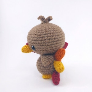 PATTERN: Terrence the Turkey Crochet turkey pattern amigurumi turkey turkey pattern crocheted turkey PDF crochet pattern image 2