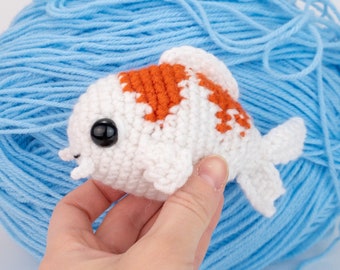 PATTERN: Kiki the Koi Fish pattern - amigurumi koi pattern - crochet koi fish pattern - PDF crochet pattern