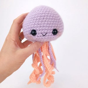 PATTERN: June the Jellyfish pattern amigurumi jellyfish pattern crocheted jellyfish pattern PDF crochet pattern image 2