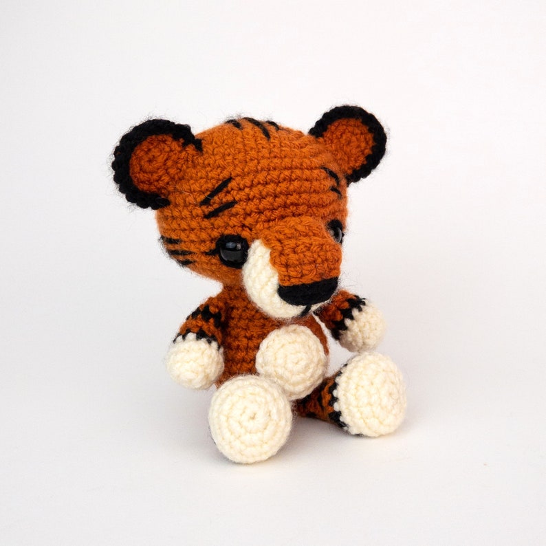 MUSTER: Toby der Tiger Tiger Häkelanleitung Amigurumi Tiger Anleitung Gehäkelte Tiger Anleitung Tiger Spielzeug PDF Häkelanleitung Bild 6