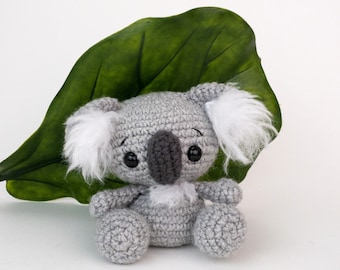 PATTERN: Kimba the Koala - Crochet koala pattern - amigurumi koala pattern - koala - baby koala stuffed animal - PDF crochet pattern