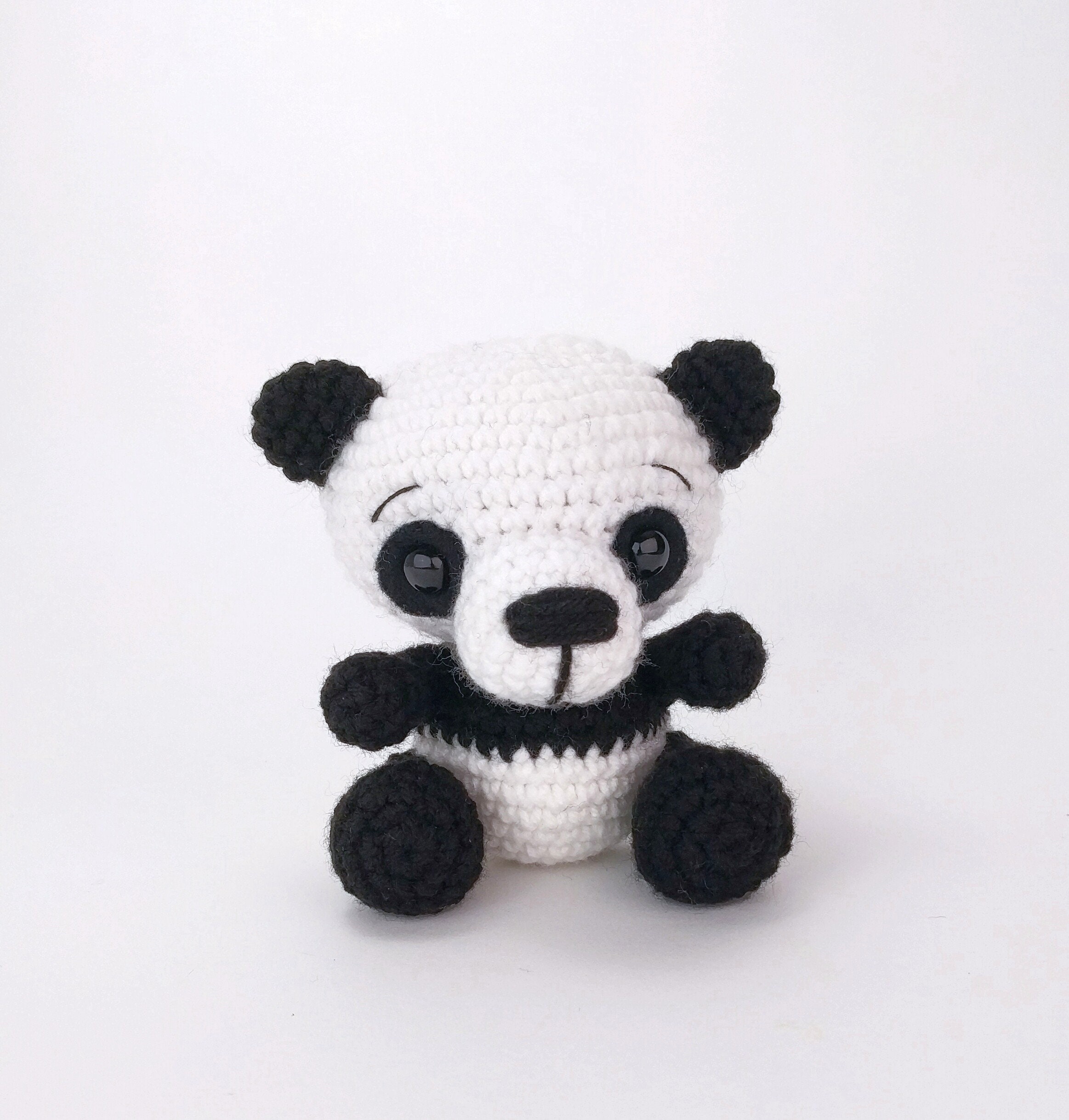 PATTERN: Po-fu the Panda - Crochet Panda Bear Pattern - Amigurumi Panda ...
