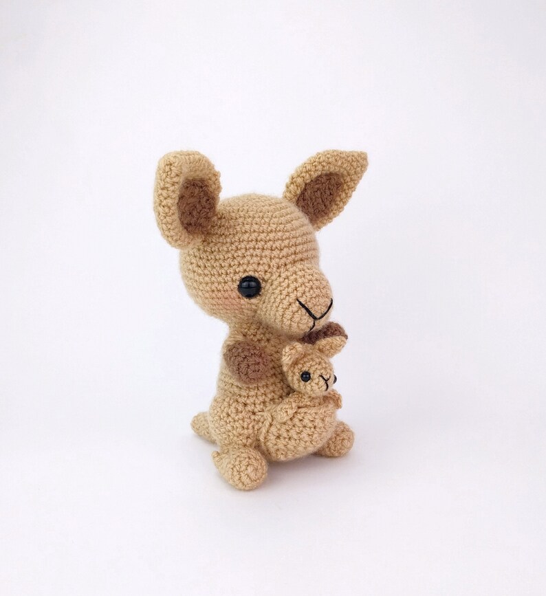 PATTERN Kangaroo and Baby Crochet Pattern Amigurumi Etsy UK