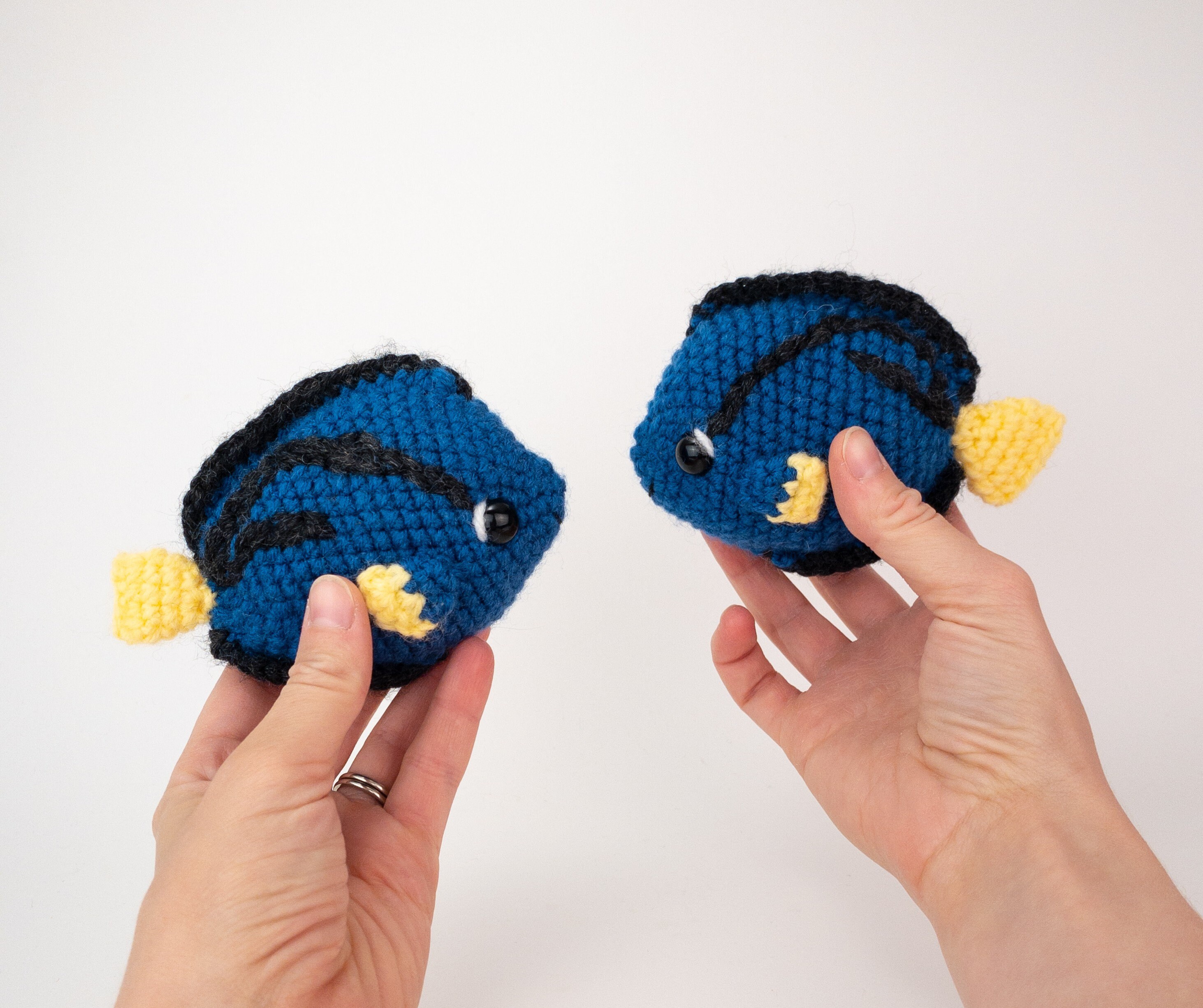 Blue fish Crochet pattern | Amigurumi crochet pattern | PDF digital file  instant download