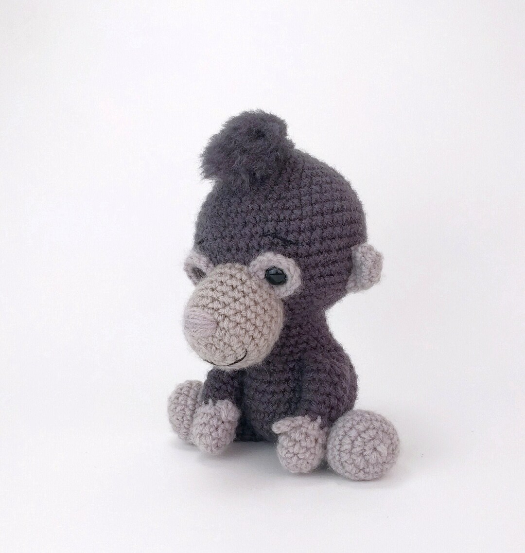 パターン: ガス・ザ・ゴリラ パターン - 編みぐるみゴリラ パターン - かぎ針編みゴリラ パターン - かぎ針編みゴリラ - PDF  かぎ針編みパターン - Etsy 日本