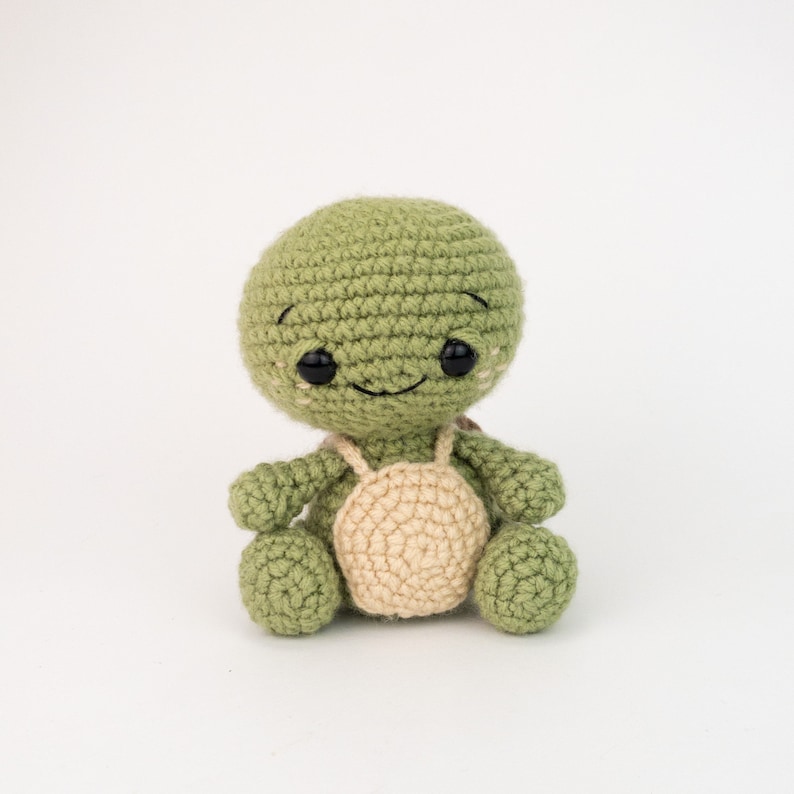 PATTERN: Tommy the Turtle Crochet turtle pattern amigurumi turtle crocheted turtle pattern PDF crochet pattern image 5