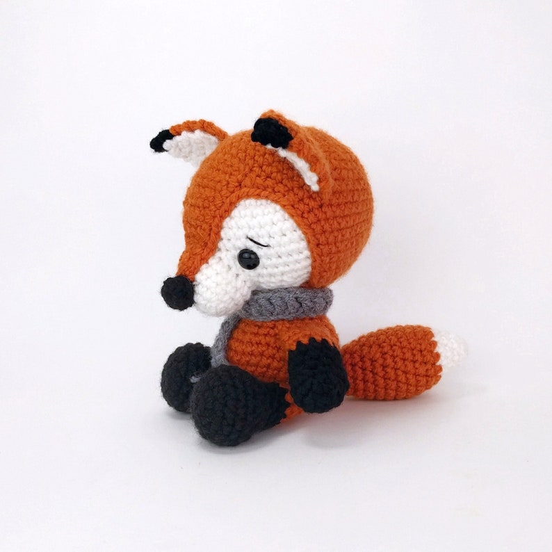 PATTERN: Frankie the Fox - Crochet fox pattern - amigurumi fox - crocheted fox pattern - PDF crochet pattern image 4