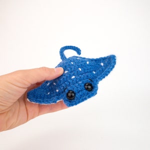 PATTERN: Raymond the Ray pattern amigurumi manta ray pattern crocheted manta ray pattern PDF crochet pattern image 8