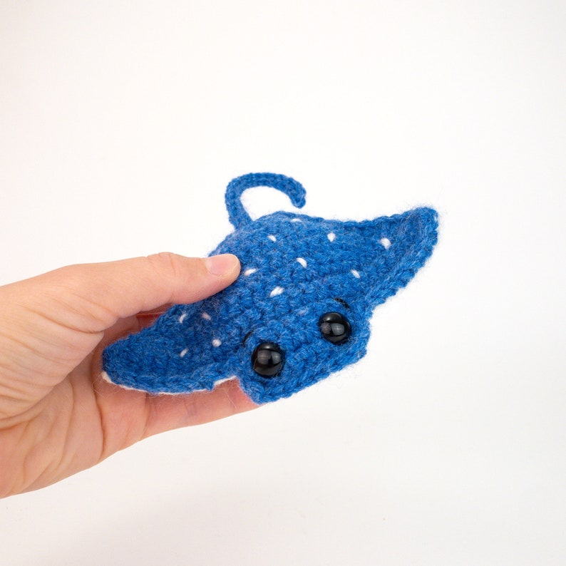 PATTERN: Raymond the Ray pattern amigurumi manta ray pattern crocheted manta ray pattern PDF crochet pattern image 8