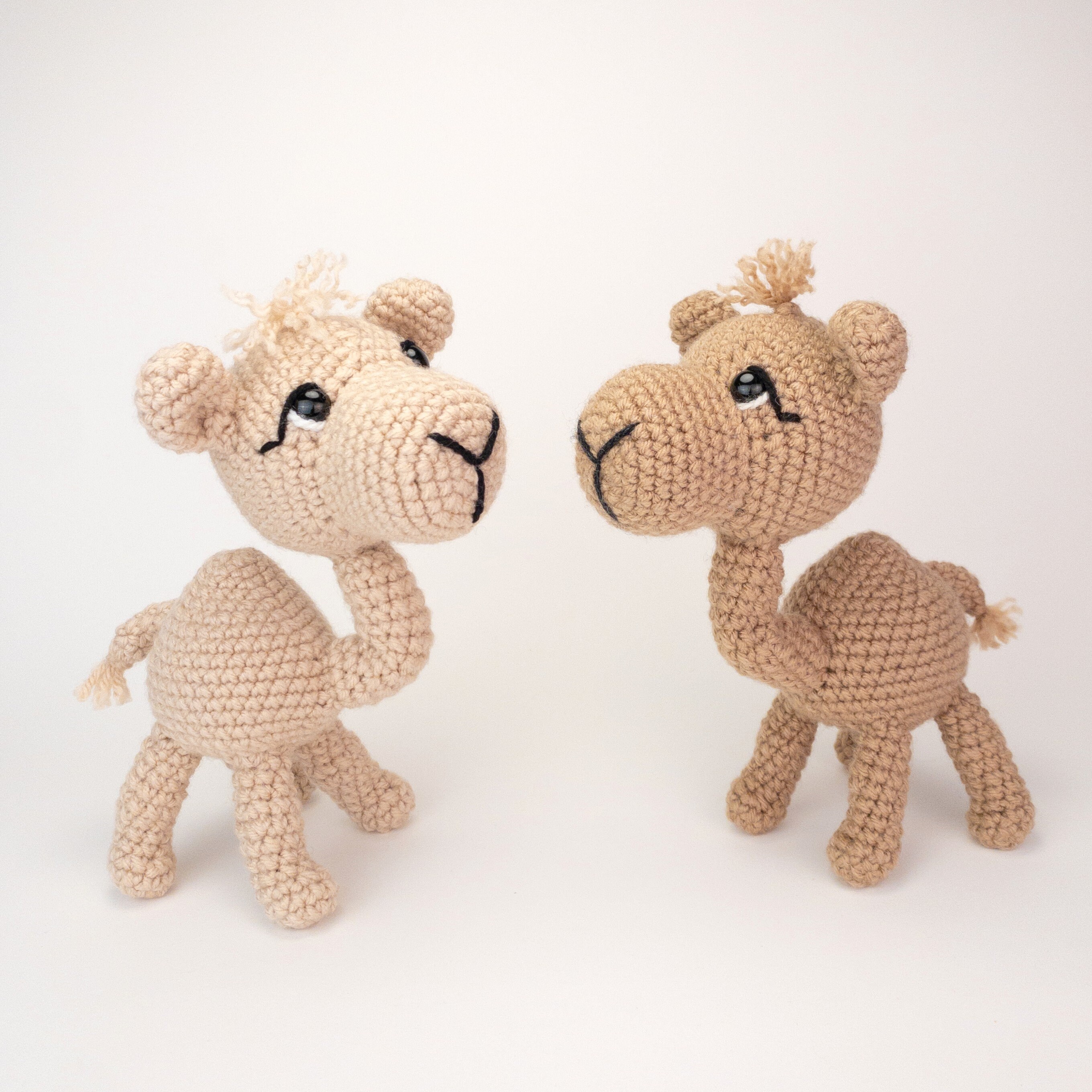 The Camel Crochet Animal Handmade Amigurumi Stuffed Toy Doll High