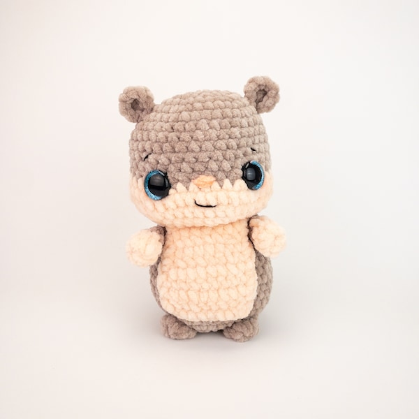 MUSTER: Plüsch Hamster Häkelanleitung - Amigurumi Grobstrick Hamster Häkelanleitung - Jumbo Hamster Häkelanleitung - PDF Häkelanleitung