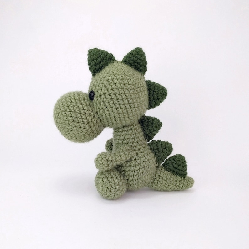 PATTERN: Spike the Stegosaurus Crochet dinosaur pattern amigurumi stegosaurus pattern crocheted dino pattern PDF crochet pattern image 6