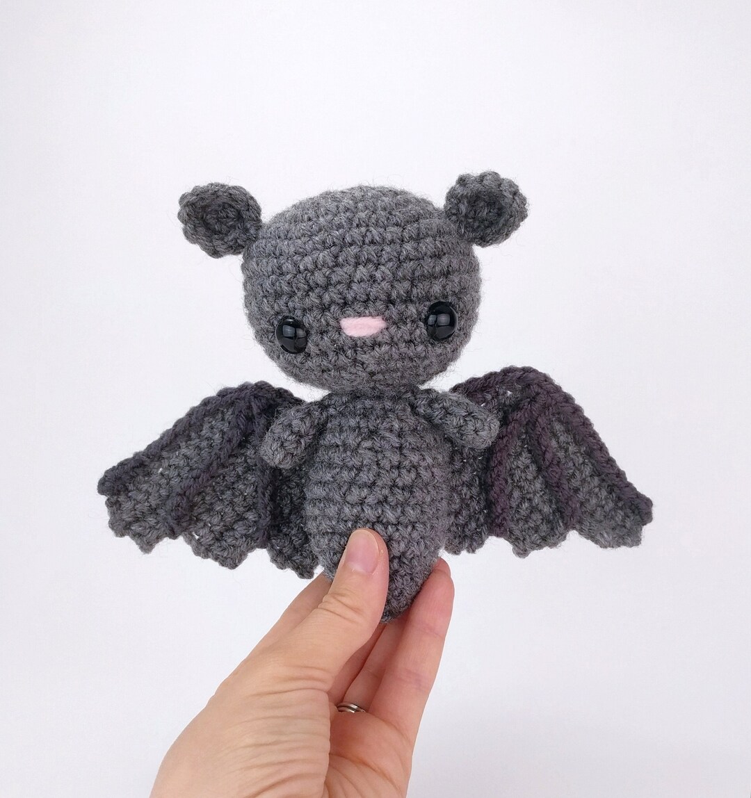 PATTERN: Bo the Bat - Crochet Bat Pattern - Amigurumi Bat - Amigurumi ...