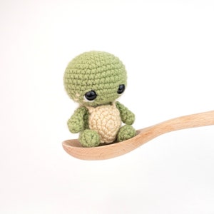 PATTERN: Timmy the Tiny Turtle Crochet turtle pattern amigurumi baby turtle crocheted turtle pattern PDF crochet pattern image 8