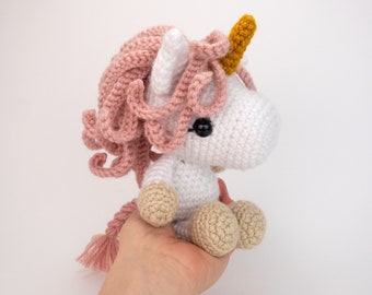 PATTERN: Udele the Unicorn - Crochet unicorn pattern - amigurumi unicorn - crocheted unicorn pattern - PDF crochet pattern